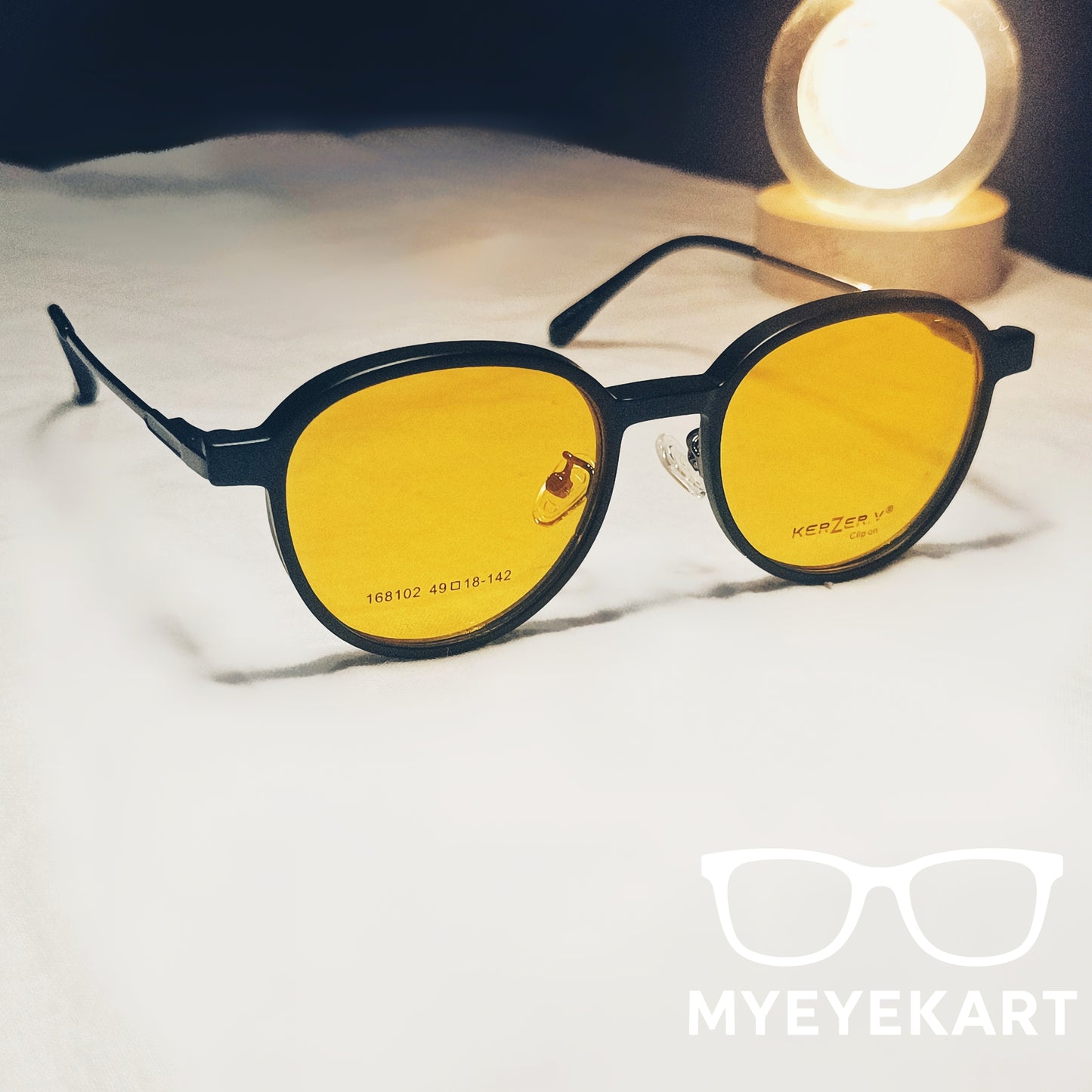4-in-1 Magnetic Clip-On Premium Gunmetal Eyeglass | Premium Quality | Free Lens & Delivery